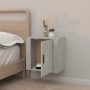 Mesita de noche de pared gris hormigón 50x30x47 cm de vidaXL, Mesitas de noche - Ref: Foro24-816872, Precio: 35,33 €, Descuen...