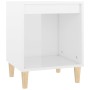 Mesitas de noche 2 unidades blanco brillante 40x35x50 cm de vidaXL, Mesitas de noche - Ref: Foro24-821863, Precio: 58,52 €, D...