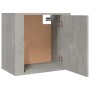 Mesita de noche de pared gris hormigón 50x30x47 cm de vidaXL, Mesitas de noche - Ref: Foro24-816872, Precio: 35,33 €, Descuen...