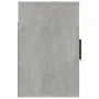 Mesita de noche de pared gris hormigón 50x30x47 cm de vidaXL, Mesitas de noche - Ref: Foro24-816872, Precio: 34,92 €, Descuen...