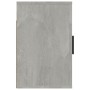 Mesita de noche de pared gris hormigón 50x30x47 cm de vidaXL, Mesitas de noche - Ref: Foro24-816872, Precio: 35,33 €, Descuen...