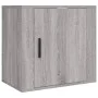 Mesitas de noche de pared 2 uds gris Sonoma 50x30x47 cm de vidaXL, Mesitas de noche - Ref: Foro24-816877, Precio: 44,95 €, De...