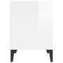 Mesita de noche blanco brillante 40x35x50 cm de vidaXL, Mesitas de noche - Ref: Foro24-821878, Precio: 38,20 €, Descuento: %