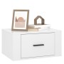 Mesitas de noche de pared 2 uds blanco brillante 50x36x25 cm de vidaXL, Mesitas de noche - Ref: Foro24-816845, Precio: 49,21 ...