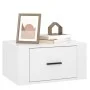 Wall bedside tables 2 pcs glossy white 50x36x25 cm by vidaXL, Nightstands - Ref: Foro24-816845, Price: 49,21 €, Discount: %