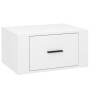 Mesitas de noche de pared 2 uds blanco brillante 50x36x25 cm de vidaXL, Mesitas de noche - Ref: Foro24-816845, Precio: 49,21 ...