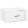 Wall bedside tables 2 pcs glossy white 50x36x25 cm by vidaXL, Nightstands - Ref: Foro24-816845, Price: 49,21 €, Discount: %