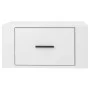Wall bedside tables 2 pcs glossy white 50x36x25 cm by vidaXL, Nightstands - Ref: Foro24-816845, Price: 49,21 €, Discount: %