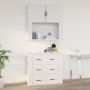 Armario de pared madera contrachapada blanco 80x33x80 cm de vidaXL, Armarios y almacenamiento - Ref: Foro24-816584, Precio: 7...