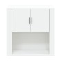Armario de pared madera contrachapada blanco 80x33x80 cm de vidaXL, Armarios y almacenamiento - Ref: Foro24-816584, Precio: 7...