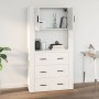 Armario de pared madera contrachapada blanco 80x33x80 cm de vidaXL, Armarios y almacenamiento - Ref: Foro24-816584, Precio: 7...