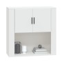 Armario de pared madera contrachapada blanco 80x33x80 cm de vidaXL, Armarios y almacenamiento - Ref: Foro24-816584, Precio: 7...