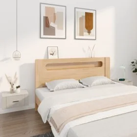 Mesitas de noche de pared 2 uds gris hormigón 50x36x25 cm de vidaXL, Mesitas de noche - Ref: Foro24-816849, Precio: 72,32 €, ...