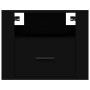 Mesita de noche de pared negro 50x36x40 cm de vidaXL, Mesitas de noche - Ref: Foro24-816882, Precio: 47,89 €, Descuento: %