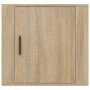 Mesita de noche de pared color roble Sonoma 50x30x47 cm de vidaXL, Mesitas de noche - Ref: Foro24-816870, Precio: 35,40 €, De...