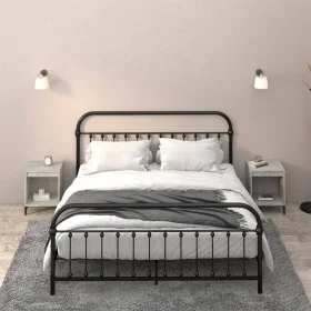 Mesitas de noche 2 unidades gris hormigón 40x35x50 cm de vidaXL, Mesitas de noche - Ref: Foro24-821883, Precio: 39,59 €, Desc...