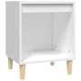 Mesita de noche madera contrachapada blanco 40x35x50 cm de vidaXL, Mesitas de noche - Ref: Foro24-821858, Precio: 34,39 €, De...