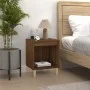 Mesitas de noche 2 unidades roble marrón 40x35x50 cm de vidaXL, Mesitas de noche - Ref: Foro24-821873, Precio: 34,17 €, Descu...