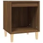 Mesitas de noche 2 unidades roble marrón 40x35x50 cm de vidaXL, Mesitas de noche - Ref: Foro24-821873, Precio: 34,17 €, Descu...