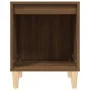 Mesitas de noche 2 unidades roble marrón 40x35x50 cm de vidaXL, Mesitas de noche - Ref: Foro24-821873, Precio: 34,17 €, Descu...