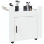 Carrito de escritorio madera contrachapada blanco 60x45x60 cm de vidaXL, Carros e islas - Ref: Foro24-816608, Precio: 59,39 €...