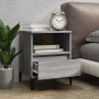 Mesitas de noche 2 unidades gris Sonoma 40x35x50 cm de vidaXL, Armarios y almacenamiento - Ref: Foro24-821823, Precio: 76,00 ...