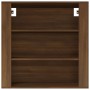 Armario de pared madera contrachapada marrón roble 80x33x80 cm de vidaXL, Aparadores - Ref: Foro24-816599, Precio: 66,66 €, D...