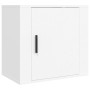 Mesita de noche de pared blanca 50x30x47 cm de vidaXL, Mesitas de noche - Ref: Foro24-816864, Precio: 31,53 €, Descuento: %