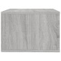 Mesita de noche de pared gris Sonoma 50x36x25 cm de vidaXL, Mesitas de noche - Ref: Foro24-816852, Precio: 31,97 €, Descuento: %