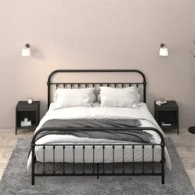 Mesitas de noche 2 unidades negro 40x35x50 cm de vidaXL, Mesitas de noche - Ref: Foro24-821877, Precio: 47,99 €, Descuento: %