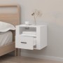 Mesita de noche de pared blanco 50x36x40 cm de vidaXL, Mesitas de noche - Ref: Foro24-816880, Precio: 52,61 €, Descuento: %
