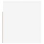 Mesita de noche de pared blanco 50x36x40 cm de vidaXL, Mesitas de noche - Ref: Foro24-816880, Precio: 52,61 €, Descuento: %