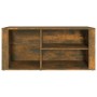 Mueble zapatero madera contrachapada roble ahumado 100x35x45 cm de vidaXL, Zapateros y organizadores de calzado - Ref: Foro24...