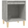 Mesitas de noche 2 unidades gris hormigón 40x35x50 cm de vidaXL, Mesitas de noche - Ref: Foro24-821867, Precio: 41,41 €, Desc...