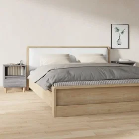 Mesitas de noche 2 unidades gris Sonoma 40x35x50 cm de vidaXL, Mesitas de noche - Ref: Foro24-821807, Precio: 71,22 €, Descue...