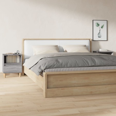 Mesitas de noche 2 unidades gris Sonoma 40x35x50 cm de vidaXL, Mesitas de noche - Ref: Foro24-821807, Precio: 72,12 €, Descue...