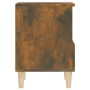 Mesita de noche roble ahumado 40x35x50 cm de vidaXL, Mesitas de noche - Ref: Foro24-821804, Precio: 34,80 €, Descuento: %