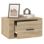 Mesitas de noche de pared 2 uds color roble Sonoma 50x36x25 cm de vidaXL, Mesitas de noche - Ref: Foro24-816847, Precio: 66,2...