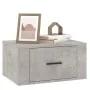 Wall-mounted bedside table in concrete gray color, 50x36x25 cm by vidaXL, Nightstands - Ref: Foro24-816848, Price: 37,97 €, D...