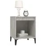 Mesita de noche gris hormigón 40x35x50 cm de vidaXL, Mesitas de noche - Ref: Foro24-821882, Precio: 34,90 €, Descuento: %