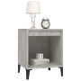 Mesita de noche gris hormigón 40x35x50 cm de vidaXL, Mesitas de noche - Ref: Foro24-821882, Precio: 35,31 €, Descuento: %