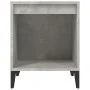 Mesita de noche gris hormigón 40x35x50 cm de vidaXL, Mesitas de noche - Ref: Foro24-821882, Precio: 34,90 €, Descuento: %