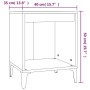 Mesita de noche gris hormigón 40x35x50 cm de vidaXL, Mesitas de noche - Ref: Foro24-821882, Precio: 35,31 €, Descuento: %