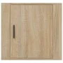 Wall bedside tables 2 pcs Sonoma oak color 50x30x47 cm by vidaXL, Nightstands - Ref: Foro24-816871, Price: 43,78 €, Discount: %