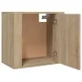 Wall bedside tables 2 pcs Sonoma oak color 50x30x47 cm by vidaXL, Nightstands - Ref: Foro24-816871, Price: 43,78 €, Discount: %