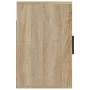 Wall bedside tables 2 pcs Sonoma oak color 50x30x47 cm by vidaXL, Nightstands - Ref: Foro24-816871, Price: 43,78 €, Discount: %
