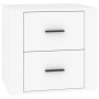 Mesita de noche blanca 50x39x47 cm de vidaXL, Taquillas y armarios de almacenamiento - Ref: Foro24-816704, Precio: 58,07 €, D...