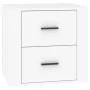Mesita de noche blanca 50x39x47 cm de vidaXL, Taquillas y armarios de almacenamiento - Ref: Foro24-816704, Precio: 57,32 €, D...