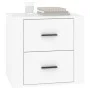 Mesita de noche blanca 50x39x47 cm de vidaXL, Taquillas y armarios de almacenamiento - Ref: Foro24-816704, Precio: 57,32 €, D...