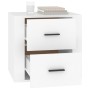 Mesita de noche blanca 50x39x47 cm de vidaXL, Taquillas y armarios de almacenamiento - Ref: Foro24-816704, Precio: 58,07 €, D...
